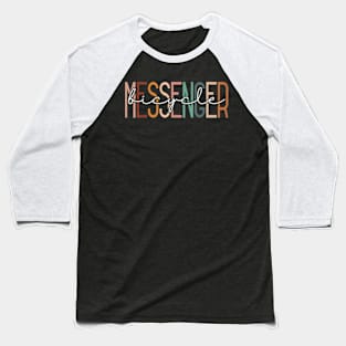 Bicycle Messenger Bike Courier Cyclist Bike Delivery Baseball T-Shirt